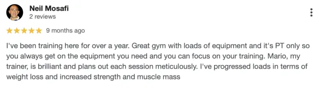 Evolve Fitness member review 13